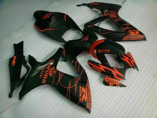2006-2007 Black Suzuki GSXR 600/750 Motorcycle Fairings Kits Canada 2006-2007 Black Suzuki GSXR 600/750 Motorcycle Fairings Kits Canada