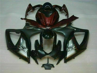 2006-2007 Black Red Suzuki GSXR 600/750 Motorcycle Fairings Canada