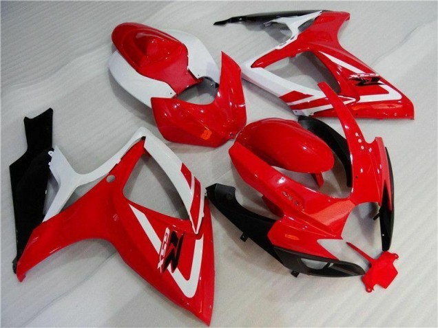 2006-2007 Red White Suzuki GSXR 600/750 Motorbike Fairing Canada 2006-2007 Red White Suzuki GSXR 600/750 Motorbike Fairing Canada