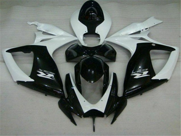 2006-2007 Black White Suzuki GSXR 600/750 Motorcycle Replacement Fairings Canada 2006-2007 Black White Suzuki GSXR 600/750 Motorcycle Replacement Fairings Canada