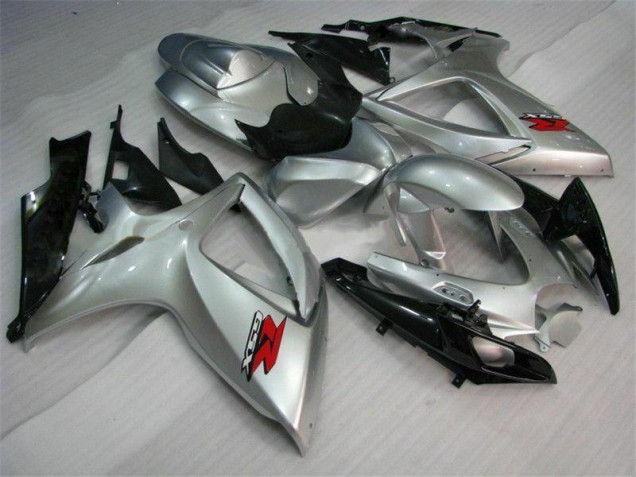 2006-2007 Silver Suzuki GSXR 600/750 Motorcyle Fairings Canada 2006-2007 Silver Suzuki GSXR 600/750 Motorcyle Fairings Canada