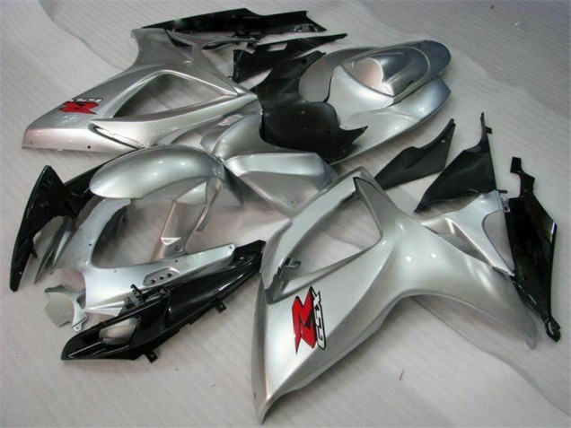 2006-2007 Silver Suzuki GSXR 600/750 Motorcyle Fairings Canada 2006-2007 Silver Suzuki GSXR 600/750 Motorcyle Fairings Canada