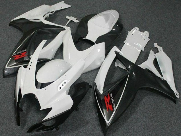 2006-2007 White Suzuki GSXR 600/750 Motorcycle Fairing Kits Canada