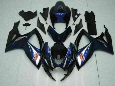 2006-2007 Black Blue Suzuki GSXR 600/750 Bike Fairings Canada