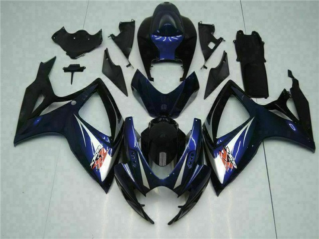 2006-2007 Black Blue Suzuki GSXR 600/750 Bike Fairings Canada 2006-2007 Black Blue Suzuki GSXR 600/750 Bike Fairings Canada
