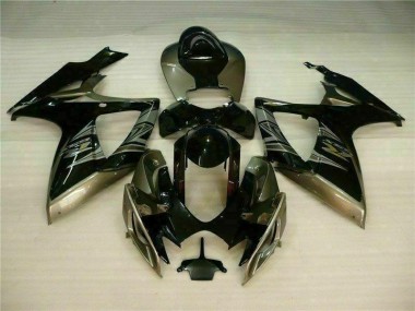 2006-2007 Black Grey Suzuki GSXR 600/750 Motorcycle Replacement Fairings Canada