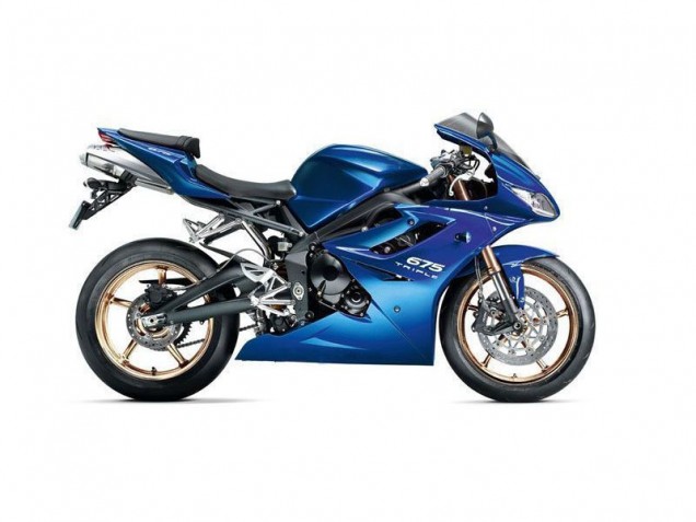 2006-2008 Blue Triumph Daytona 675 Triple Motorcycle Fairing Kits Canada 2006-2008 Blue Triumph Daytona 675 Triple Motorcycle Fairing Kits Canada
