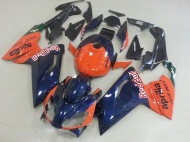2006-2011 Orange and Dark Blue Aprilia RS125 Bike Fairing Canada