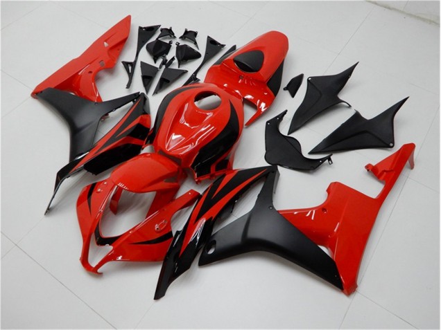 2007-2008 Black Red Honda CBR600RR Motorcycle Fairing Kit Canada 2007-2008 Black Red Honda CBR600RR Motorcycle Fairing Kit Canada