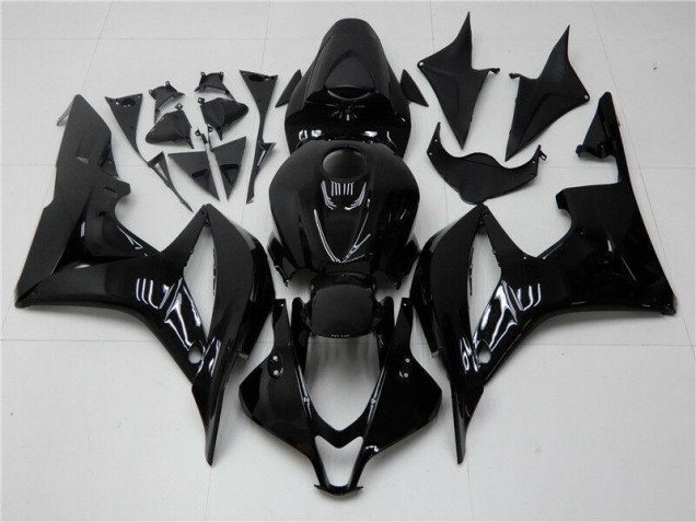 2007-2008 Glossy Black Honda CBR600RR Bike Fairings Canada 2007-2008 Glossy Black Honda CBR600RR Bike Fairings Canada