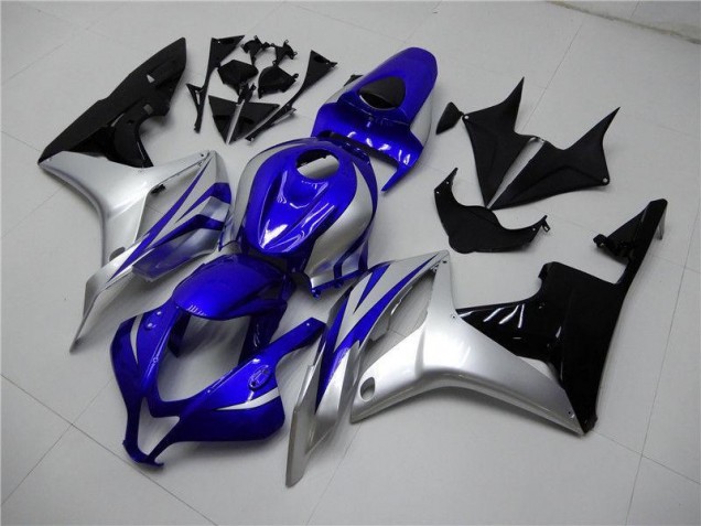 2007-2008 Blue Silver Black Honda CBR600RR Replacement Motorcycle Fairings Canada 2007-2008 Blue Silver Black Honda CBR600RR Replacement Motorcycle Fairings Canada