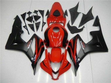 2007-2008 Black Red Honda CBR600RR Motor Bike Fairings Canada