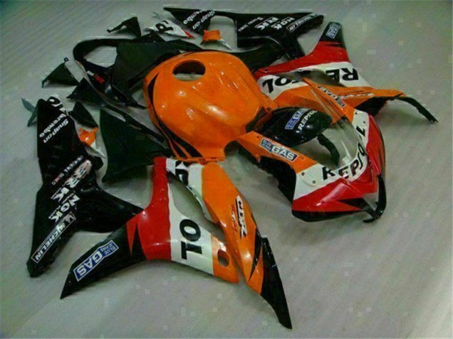 2007-2008 Orange Black Repsol Honda CBR600RR Motorcycle Replacement Fairings Canada 2007-2008 Orange Black Repsol Honda CBR600RR Motorcycle Replacement Fairings Canada