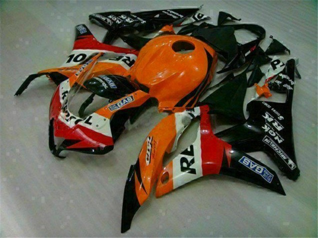 2007-2008 Orange Black Repsol Honda CBR600RR Motorcycle Replacement Fairings Canada 2007-2008 Orange Black Repsol Honda CBR600RR Motorcycle Replacement Fairings Canada