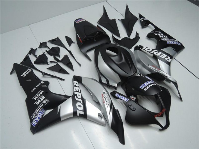 2007-2008 Silver Repsol Black Honda CBR600RR Bike Fairings Canada 2007-2008 Silver Repsol Black Honda CBR600RR Bike Fairings Canada