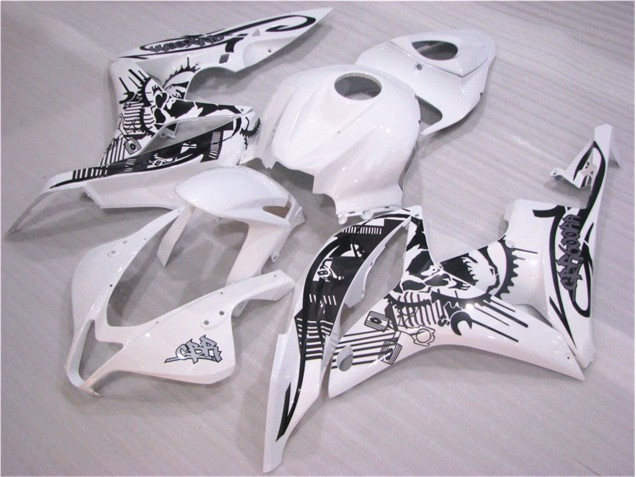 2007-2008 Black White Honda CBR600RR Replacement Motorcycle Fairings Canada 2007-2008 Black White Honda CBR600RR Replacement Motorcycle Fairings Canada