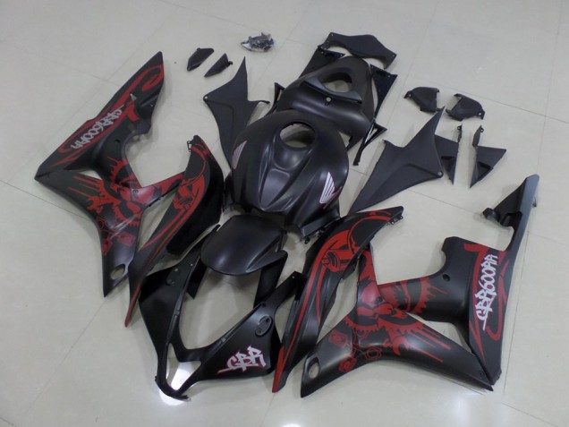 2007-2008 Black Red Honda CBR600RR Motorcycle Bodywork Canada 2007-2008 Black Red Honda CBR600RR Motorcycle Bodywork Canada