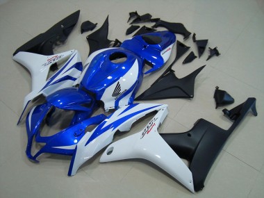 2007-2008 Blue White Matte Black Honda CBR600RR Motorcycle Replacement Fairings Canada