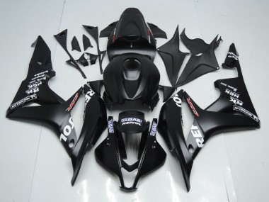 2007-2008 Matte Black Repsol Honda CBR600RR Motorcyle Fairings Canada