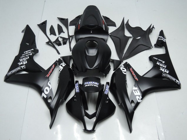 2007-2008 Matte Black Repsol Honda CBR600RR Motorcyle Fairings Canada 2007-2008 Matte Black Repsol Honda CBR600RR Motorcyle Fairings Canada