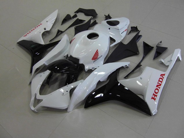 2007-2008 Pearl White Black Honda CBR600RR Bike Fairings Canada 2007-2008 Pearl White Black Honda CBR600RR Bike Fairings Canada