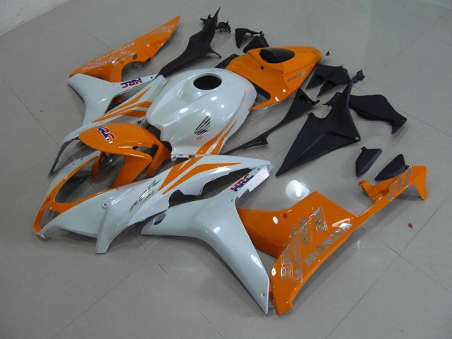 2007-2008 Pearl White Orange Honda CBR600RR Motorcylce Fairings Canada 2007-2008 Pearl White Orange Honda CBR600RR Motorcylce Fairings Canada