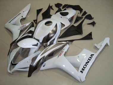2007-2008 White Silver Honda CBR600RR Motorcycle Fairing Kits Canada