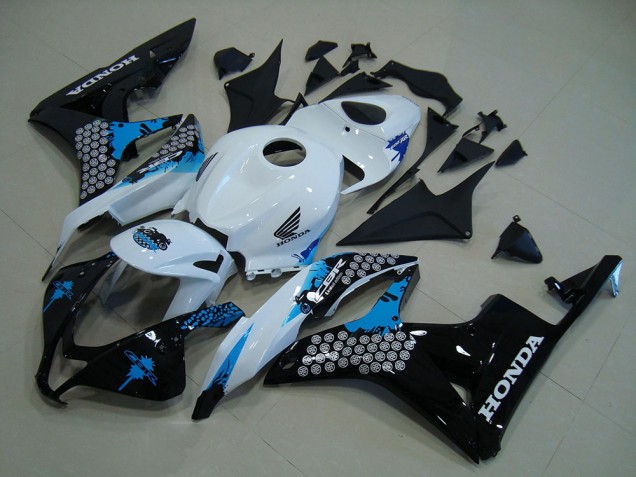 2007-2008 White Black Blue Honda CBR600RR Bike Fairing Canada 2007-2008 White Black Blue Honda CBR600RR Bike Fairing Canada