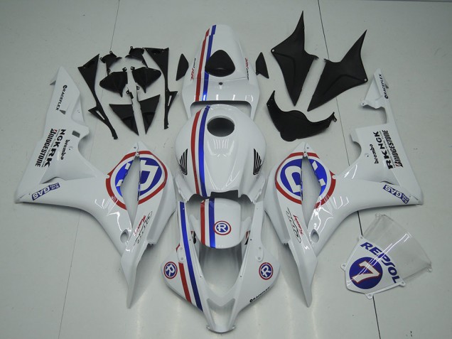 2007-2008 White Honda CBR600RR Motor Bike Fairings Canada 2007-2008 White Honda CBR600RR Motor Bike Fairings Canada