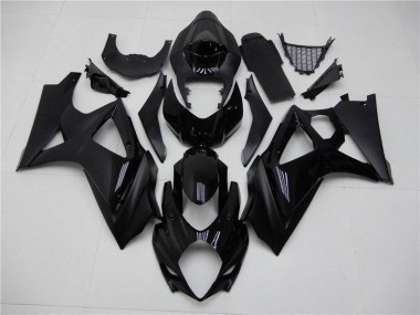 2007-2008 Glossy Matte Black Suzuki GSXR 1000 K7 Replacement Fairings Canada