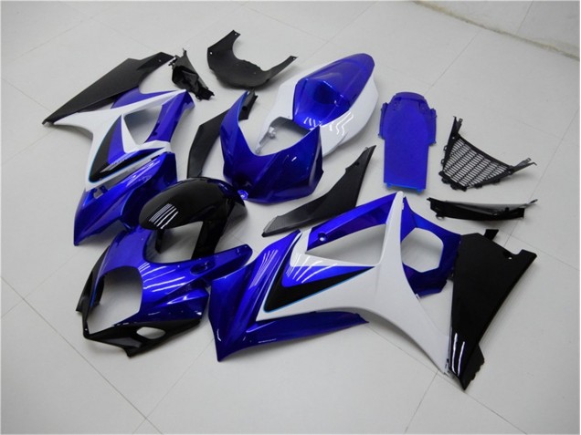 2007-2008 Blue White Black Suzuki GSXR 1000 K7 Motorcylce Fairings Canada 2007-2008 Blue White Black Suzuki GSXR 1000 K7 Motorcylce Fairings Canada
