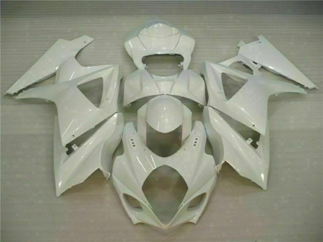 2007-2008 White Suzuki GSXR 1000 K7 Motorcycle Fairing Canada 2007-2008 White Suzuki GSXR 1000 K7 Motorcycle Fairing Canada