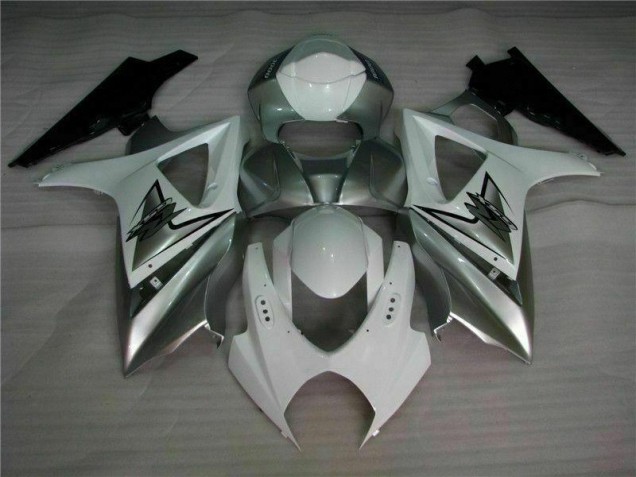 2007-2008 Silver White Suzuki GSXR 1000 K7 Motorbike Fairing Canada 2007-2008 Silver White Suzuki GSXR 1000 K7 Motorbike Fairing Canada