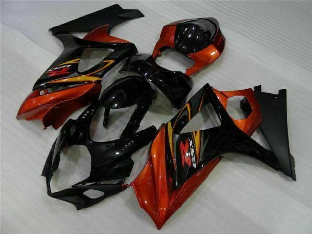 2007-2008 Black Suzuki GSXR 1000 K7 Motorcycle Fairing Kit Canada 2007-2008 Black Suzuki GSXR 1000 K7 Motorcycle Fairing Kit Canada
