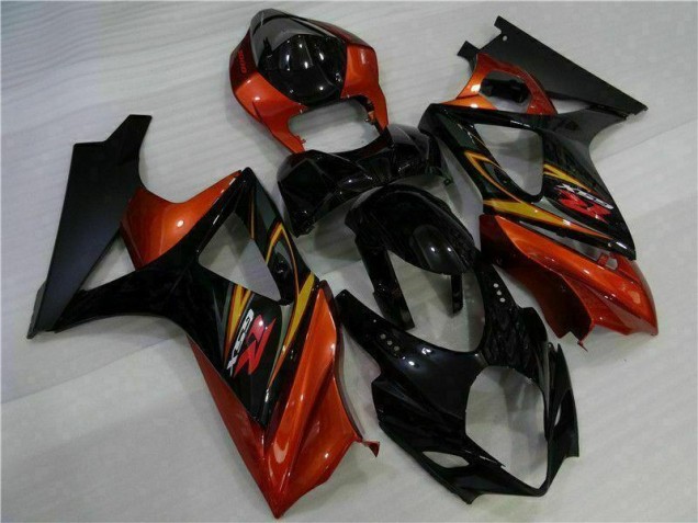 2007-2008 Black Suzuki GSXR 1000 K7 Motorcycle Fairing Kit Canada 2007-2008 Black Suzuki GSXR 1000 K7 Motorcycle Fairing Kit Canada