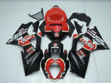 2007-2008 Matte Lucky Strike Suzuki GSXR 1000 K7 Motorcycle Bodywork Canada