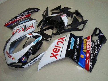 2007-2014 Black Xerox Ducati 848 1098 1198 Motorcycle Replacement Fairings Canada