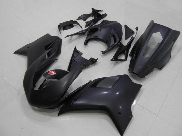2007-2014 Matte Black Racing Verision Ducati 848 1098 1198 Bike Fairings Canada 2007-2014 Matte Black Racing Verision Ducati 848 1098 1198 Bike Fairings Canada