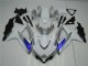 2008-2010 White Silver Blue Suzuki GSXR 600/750 Motorcycle Fairings Kit Canada 2008-2010 White Silver Blue Suzuki GSXR 600/750 Motorcycle Fairings Kit Canada
