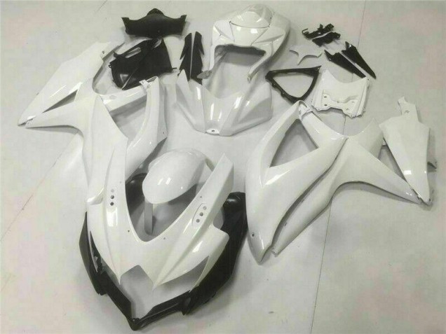 2008-2010 White Suzuki GSXR 600/750 Motorcylce Fairings Canada 2008-2010 White Suzuki GSXR 600/750 Motorcylce Fairings Canada