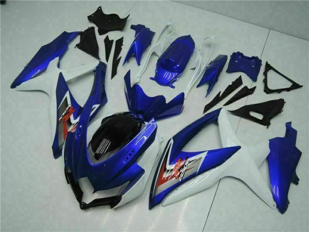 2008-2010 Blue White Suzuki GSXR 600/750 Motorcycle Fairings Canada 2008-2010 Blue White Suzuki GSXR 600/750 Motorcycle Fairings Canada
