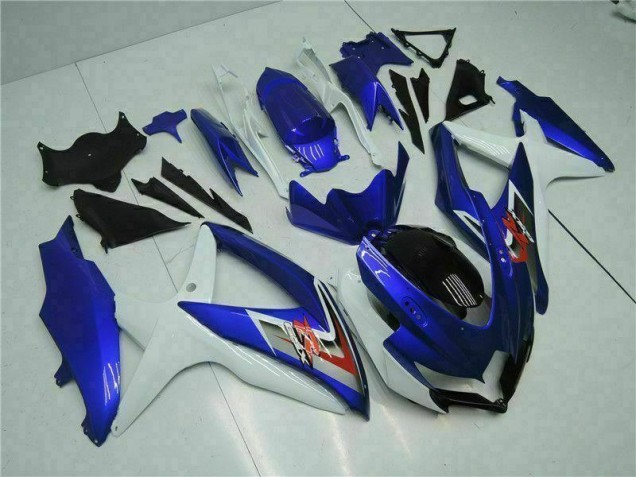 2008-2010 Blue White Suzuki GSXR 600/750 Motorcycle Fairings Canada 2008-2010 Blue White Suzuki GSXR 600/750 Motorcycle Fairings Canada