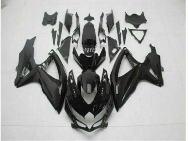 2008-2010 Black Suzuki GSXR 600/750 Motorcycle Fairing Canada