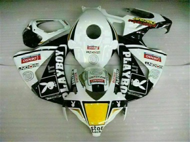 2008-2011 White Black Playboy Honda CBR1000RR Motorbike Fairing Canada