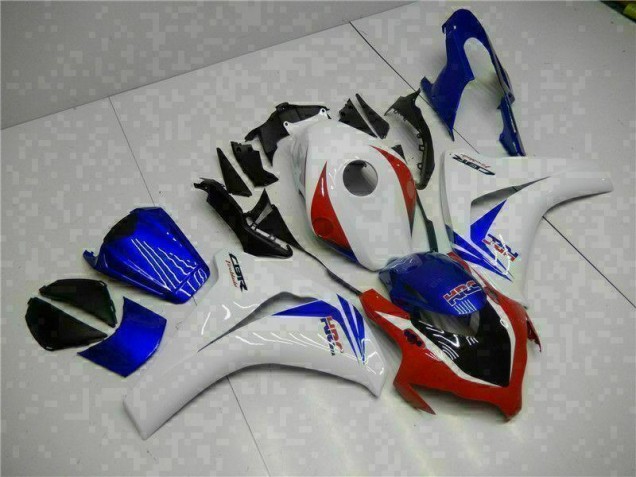 2008-2011 White Blue Honda CBR1000RR Motorcycle Fairing Kits Canada