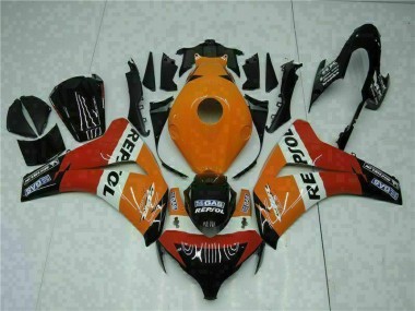 2008-2011 Orange Repsol Honda CBR1000RR Bike Fairing Kit Canada