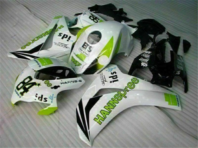 2008-2011 White Green Hannspree 84 Honda CBR1000RR Motorcycle Bodywork Canada 2008-2011 White Green Hannspree 84 Honda CBR1000RR Motorcycle Bodywork Canada