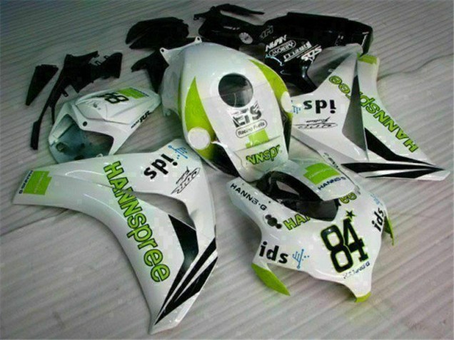 2008-2011 White Green Hannspree 84 Honda CBR1000RR Motorcycle Bodywork Canada 2008-2011 White Green Hannspree 84 Honda CBR1000RR Motorcycle Bodywork Canada