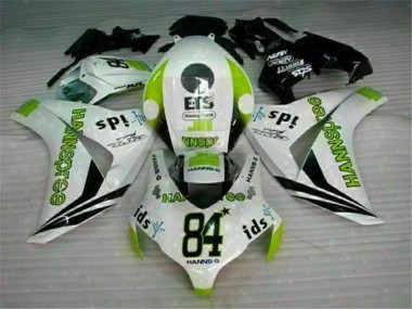 2008-2011 White Green Hannspree 84 Honda CBR1000RR Motorcycle Bodywork Canada
