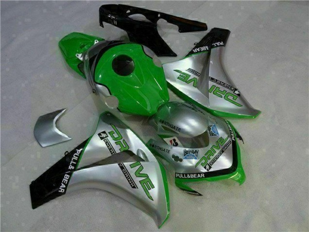 2008-2011 Green Silver Honda CBR1000RR Moto Fairings Canada 2008-2011 Green Silver Honda CBR1000RR Moto Fairings Canada
